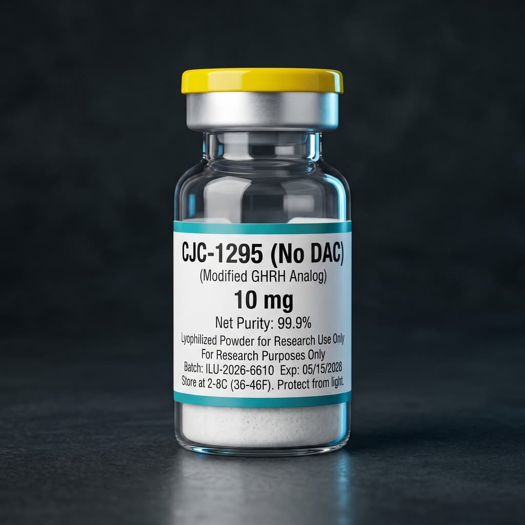 CJC-1295 (No DAC) research peptide vial