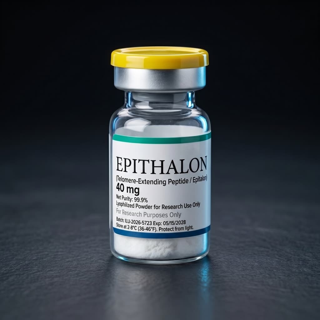 Epithalon research peptide vial