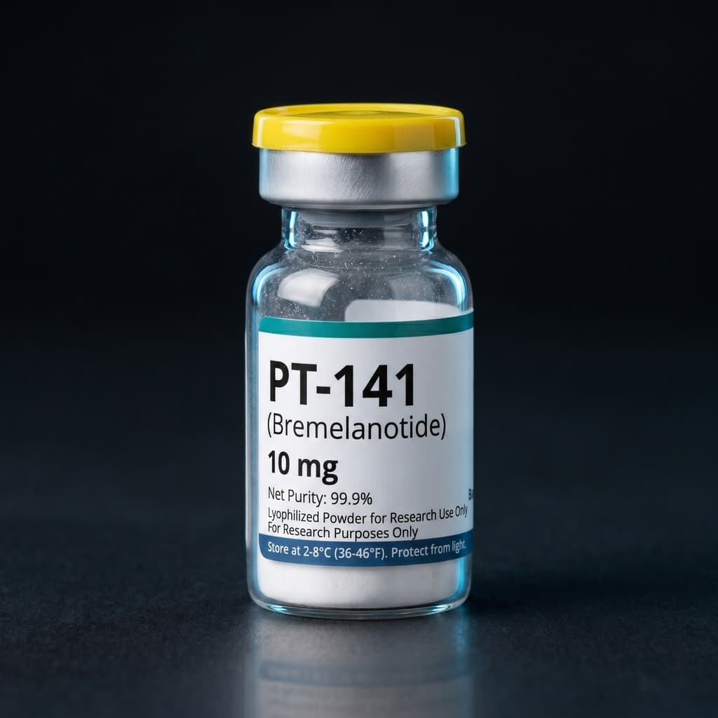PT-141 research peptide vial