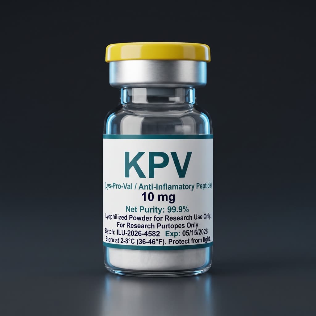 KPV research peptide vial