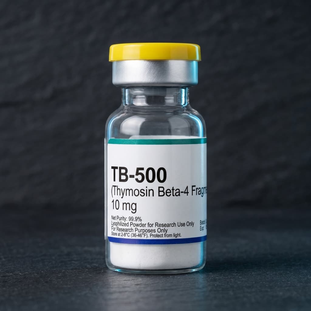 TB-500 research peptide vial