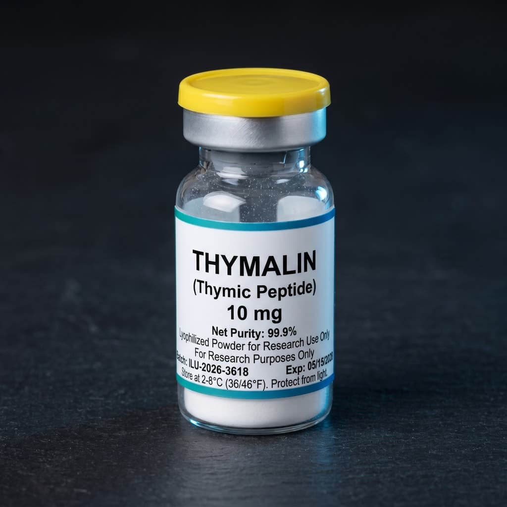 Thymalin research peptide vial